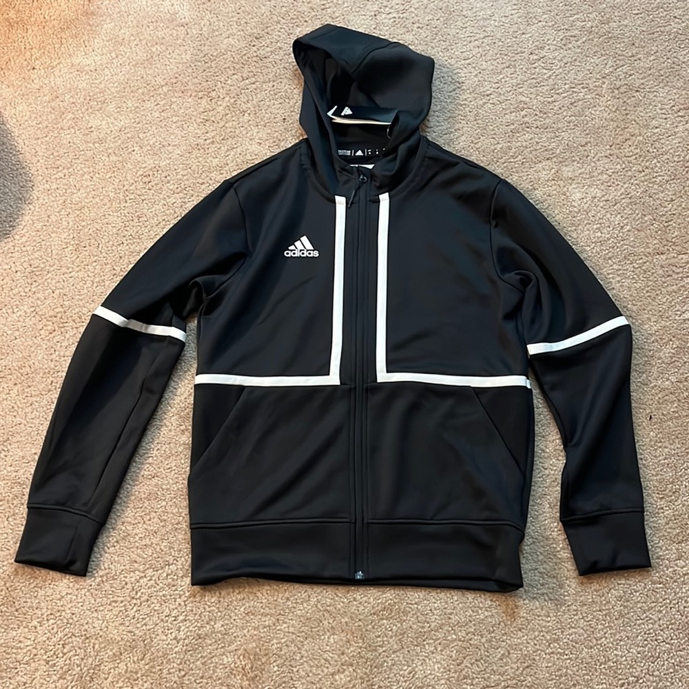 NWT Men's adidas Under the Lights Full Zip Up Jacket, Black, M FQ1647